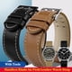 thumbnail image 2 of Correa de reloj de cuero genuino con clavos de 20 mm y 22 mm para la serie Hamilton Khaki H77616533 H70615733 Correa de reloj para hombre, 2 of 5