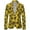 Yellow, variant on Fesfesfes Mens Blazer Outerwear Casual Hawaiian Holiday Sstyle Beautiful Flower Series Features Broken Flower Single Button Suit