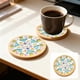 thumbnail image 1 of Kit de Coaster de Mosaicos Hazlo Tú Mismo, Juego de Manualidades para Posavasos de Madera, Baldosas Mixtas Coloridas con Pegamento, Bol y Esponja, 9.5x9.5cm para Posavasos de Bebidas., 1 of 6