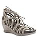 thumbnail image 3 of OTBT Nouvelle Sandale Compensée Nomade pour Femme Or Jaune 10, 3 of 4
