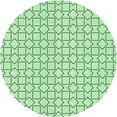 thumbnail image 1 of Ahgly Company Indoor Round Patterned Mint Green Area Rugs, 8' Round, 1 of 1