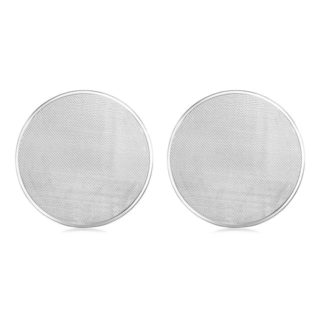 Billuyoard Pizza Baking Screen Aluminum Reusable Round Tray DIY Oven Heat Bake Grill Kitchen Pie Shaped Net Resistant Bakery Pastry 12 pulgadas 2Conjunto
