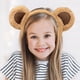 thumbnail image 4 of HAPINARY Diadema con orejas de oso Diadema de oso para mujeres adultas Tocado animal Diadema spa Moda Tejido Marrón, 4 of 4