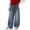 lz1-Sky Blue, variant on WMQPNNS Girl's Jeans Baggy Wide Leg Girls Jeans Pants 7/8 Cute Teen Girls Denim Pants Junior Mid Rise Elastic Band with Pockets Casual Clothes(Size 12-13 Years, Sky Blue)