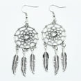 thumbnail image 4 of Ayyufe Women Bohemian Dream Catcher Drop Dangle Earring Christmas, 4 of 5