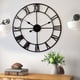 thumbnail image 4 of Reloj de pared grande de hierro estilo nórdico personalidad simple moda creativa sala de estar estilo americano moderno loft cafetería, 4 of 6