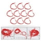 thumbnail image 2 of 10 PCS Pulsera roja trenzada de mano a mano Pulsera ajustable Cuerdas rojas decorativas, 2 of 5