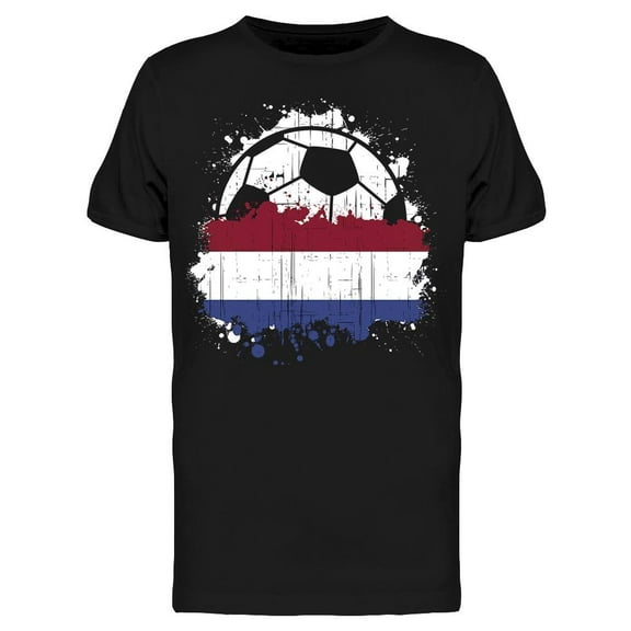 Soccer Team Of Netherlands T-Shirt Men -Image by Shutterstock Men T-Shirt, Male Large
