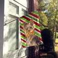 thumbnail image 2 of Candy Cane Holiday Christmas Yorkie / Yorkshire Terrier Flag Canvas House Size, 2 of 4