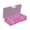 Pink and white, variant on ANXPTIME Clear Plastic Storage Boxes For Small Parts And Crafts With 10 Dividers