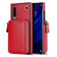 thumbnail image 1 of Funda tipo cartera para Huawei P30 con tarjetero y correa para el hombro para mujer, 1 of 5