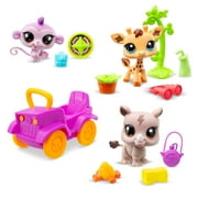 The Littlest Pet Shop Safari Play Pack - Gen 7, Pets #53, #54, #55