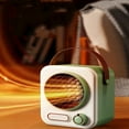 thumbnail image 4 of FYTPOV Vintage Space Heater, 1000W Heaters for Indoor Use, Portable Heater with Handle, Space Heater for Bedroom Office, Overheat and Tip-Over Protection, Home Essentials, 4 of 7