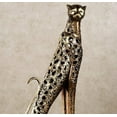 thumbnail image 2 of Wild Elegance Cheetah Sculpture Bronze Gold Large Bronze, 2 of 2