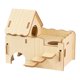 thumbnail image 1 of Casa de hámster de madera Laberinto para hámsteres pequeños Ratones enanos Animales pequeños L, 1 of 9