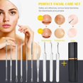thumbnail image 5 of SHAR 10 PCS Blackhead Remover Tools, Tool Kit, Acne Extractor Tool, Professional Stainless Steel Acne Blemish Remover Tool Set with Case, 5 of 5