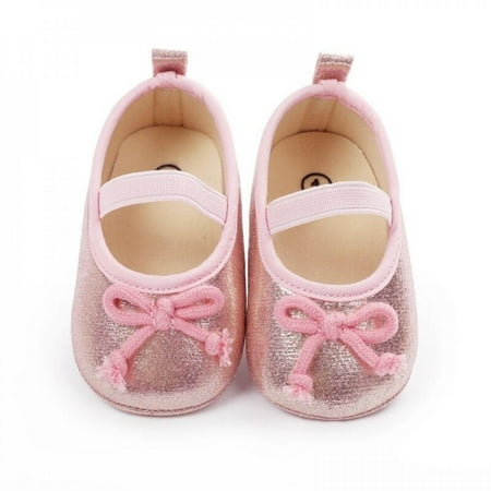 

SweetCandy Baby Girls Bowknot Soft Bottom Non-slip Toddler Shoes