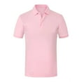 thumbnail image 1 of UKAP Men Casual Short Sleeve Polo Shirt Turn Down Collar Slim Fit Shirt Solid Color Athletic Polo T Shirts, 1 of 2