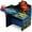 Cars, variant on Disney Minnie Mouse Chair Desk with Storage Bin by Delta Children