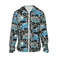 thumbnail image 2 of Lsque Blue Excavator UPF 50+ Lightweight Sun Protection Men's Women's Long Sleeve Shirt, Hoodie Performance -Medium, 2 of 9