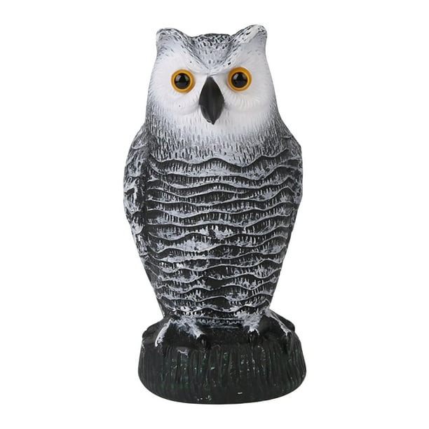 jovati Plastic Owl Decoy To Scare Birds Away Fake Owl Bird Scarecrow