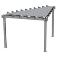 thumbnail image 2 of Sojag Lima 10 x 10 x 8 ft Grey Rustproof Aluminum Frame Pergola, 2 of 15