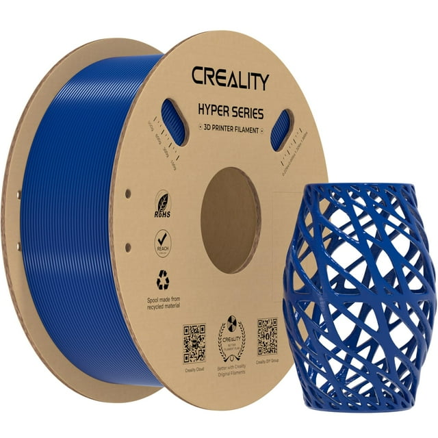 Filamento para impresora 3D Creality Hyper PETG, 1,75 mm, azul, 1 kg