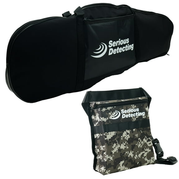 Serious Detecting All-Purpose Padded Carry Bag for Metal Detector, Finds Pouch