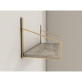 thumbnail image 3 of Hofmann , Priline - Gold Brown Wall Shelf, 3 of 5