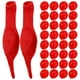 thumbnail image 2 of KAKOWELY 100 globos de látex rojos con cola de enlace para bodas, cumpleaños, fiestas, decoración impresionante, globo de látex rojo con diseño de cola, accesorios para fiestas., 2 of 5