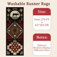 thumbnail image 6 of Hallway Runner Rug 2'x6' Washable Area Rugs Non Slip Laundry Rug Runner Floor Carpet Runners for Hallways Entryway Laundry Room Kitchen, 6 of 11