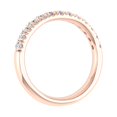 thumbnail image 2 of 1/2 Carat Round Diamond Wedding Band Ring in 14K Rose Gold (Ring Size 6.25) (I1-I2 Clarity), 2 of 4