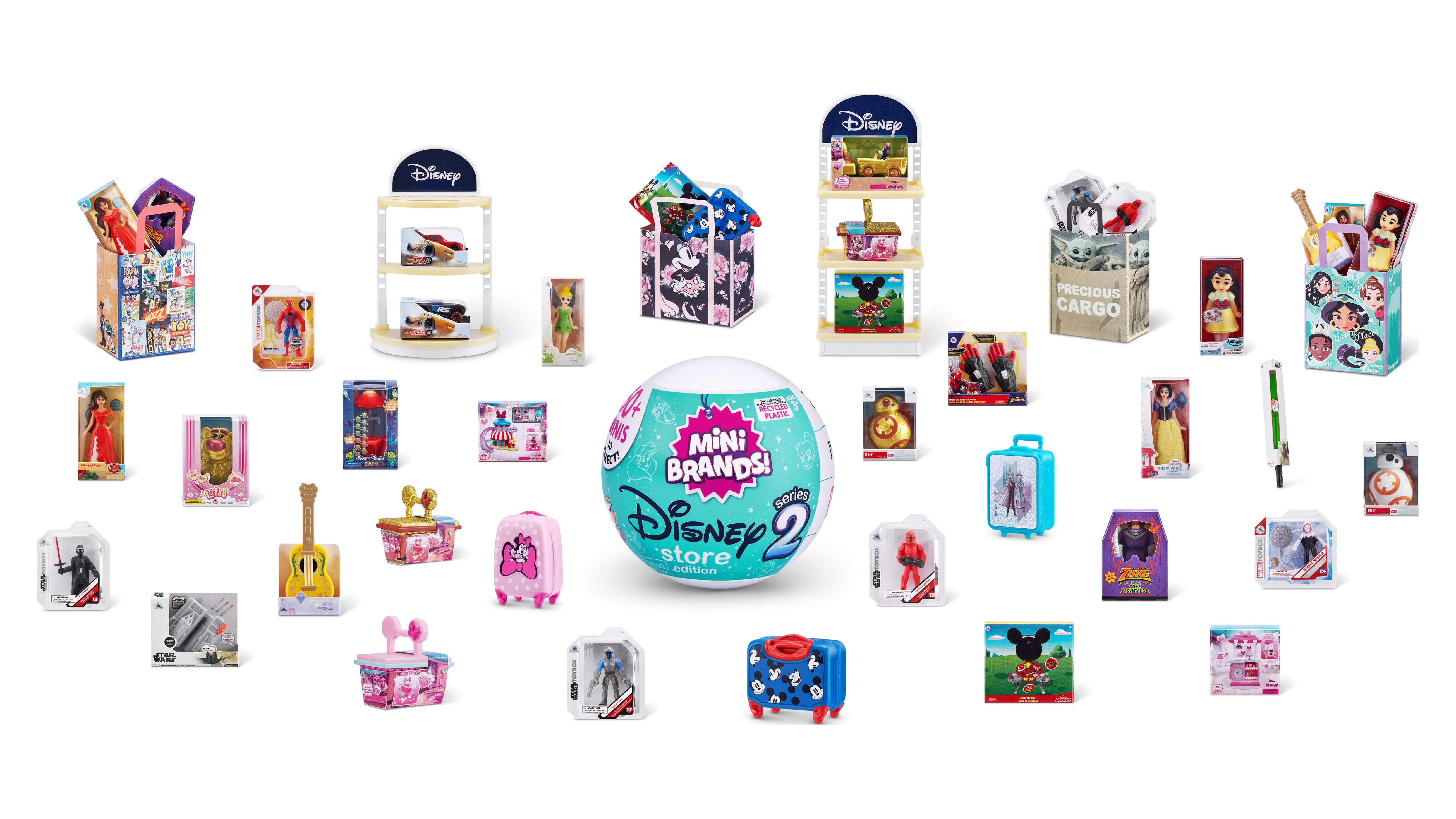  Disney Mini Brands Series 2 Mystery Toys - Disney Collectibles  Bundle with Disney Mini Toys Mystery Set Featuring Disney, Star Wars,  Marvel Plus Stickers, More
