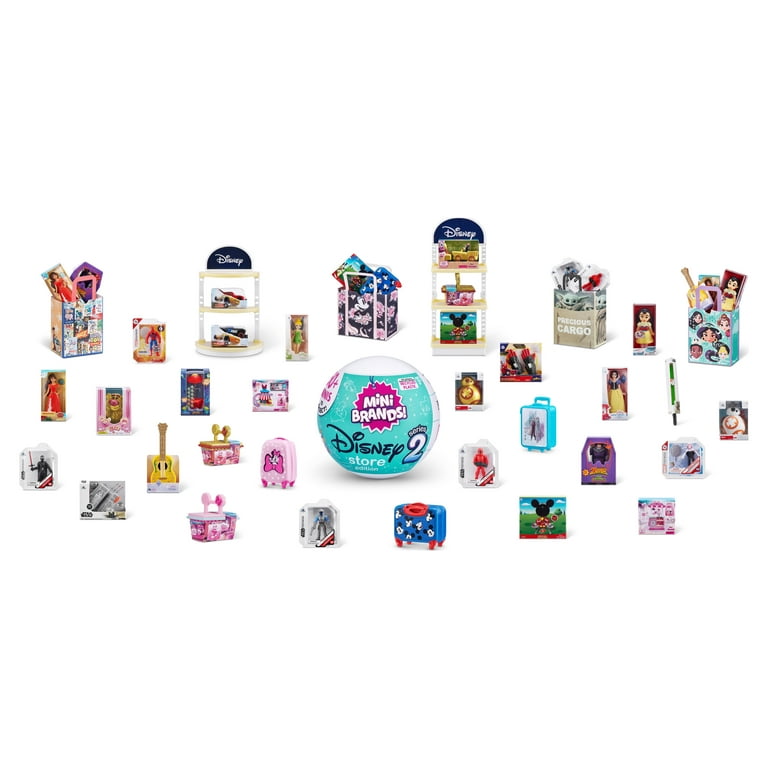 5 Surprise Mini Brands Disney Store dolls and toys miniatures 