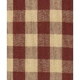 thumbnail image 2 of Heritage House Barn Red and Nutmeg 72" Wide x 36" Long Cotton Lined Curtain Swag by Home Collections by Raghu, 2 of 2