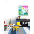 thumbnail image 4 of "Happy Clouds" Painting Print on Wrapped Canvas, 4 of 7