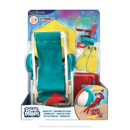 The Elf on the Shelf Polar Props Beach Vacation Set