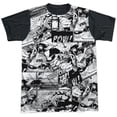 thumbnail image 1 of Superman Comic Strips Unisex Adult Halloween Costume Sublimated T Shirt, 1 of 4
