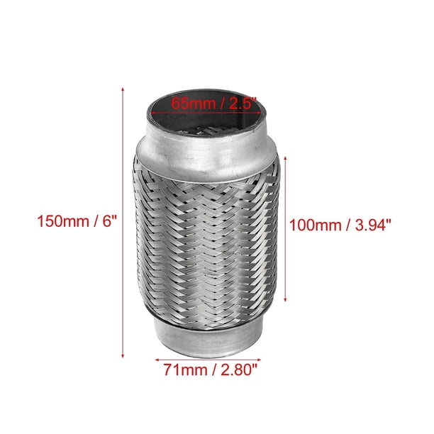 51mm 58mm 65mm 76mm Stainless Steel Car Muffler Flexible Exhaust Pipe Pipe Universal Exhaust System Universal~11692