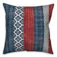 thumbnail image 2 of Creative Products American Patterned Stripes 18x18 Spun Poly Pillow, 2 of 3