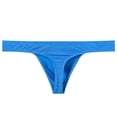 thumbnail image 3 of TANBOM Men's Thong Sexy Bulge Pouch Underwear Tagless Design Bamboo Viscose Comfortable Blue S, 3 of 6