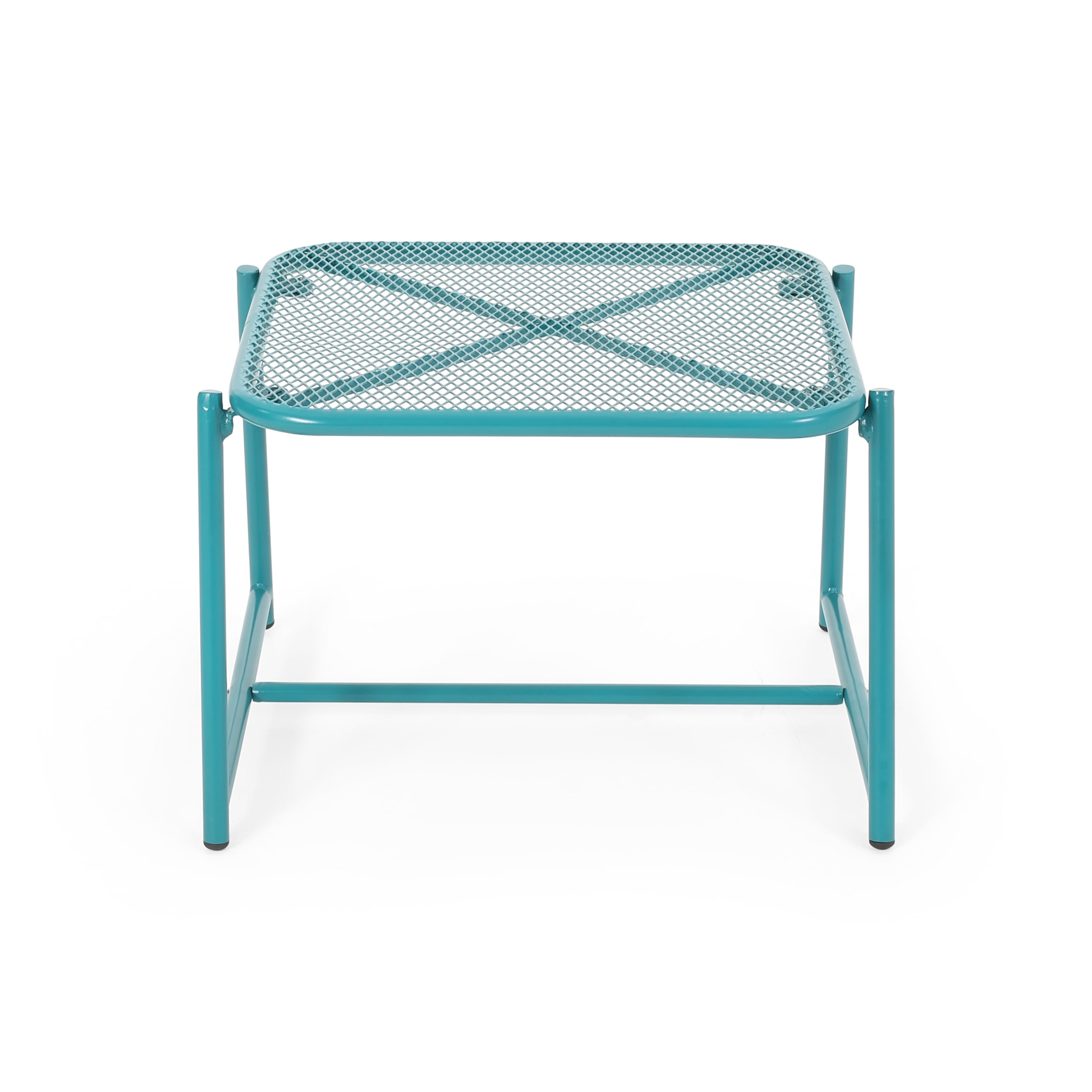 Sajan Outdoor Modern 2 Seater Chat Set, Matte Teal