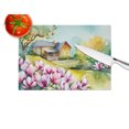 thumbnail image 4 of Louisiana Magnolias in Watercolor Glass Cutting Board Large 12 in x 15 in, 4 of 5