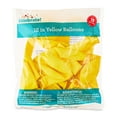 thumbnail image 4 of 12" Yellow Latex Balloons, 15 Pieces, by Way To Celebrate, 4 of 5