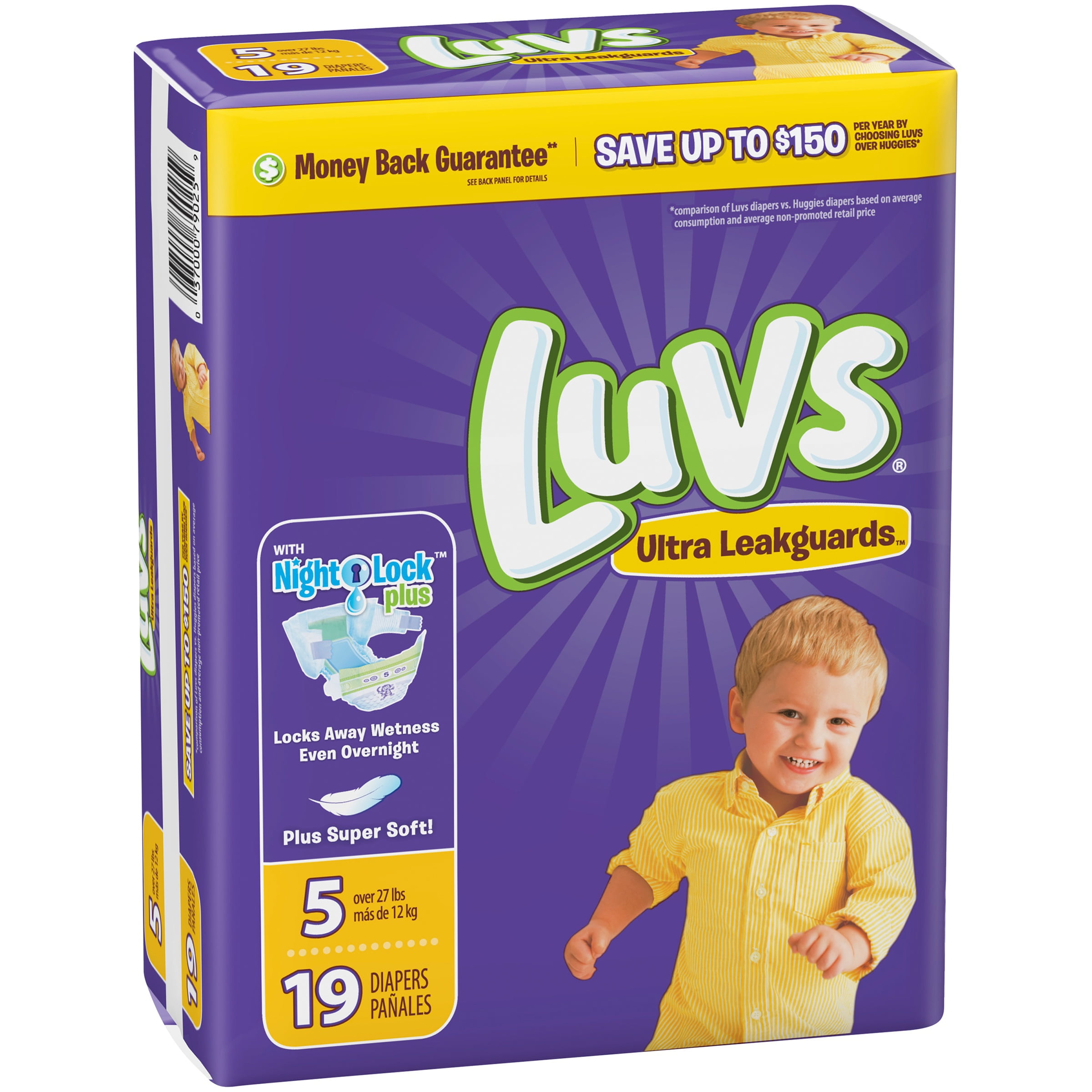 luvs pampers size 5