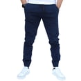 thumbnail image 1 of Jogger de gabardina John Silver  Corte skinny color azul marino, 1 of 3