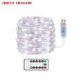 thumbnail image 1 of USB LED Light String Home Office Garden Impermeable Control remoto Temporizador Lámpara String 5m 50LEDs Blanco Vogacara HA001496-01, 1 of 6