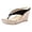 Black, variant on Elevated Bohemian Women's Sandals With High Heels And Toe Separated Thong Flip Flops For Stylish Summer Wear