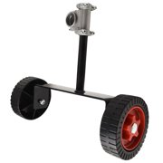 1pc Upgrade Design Walk Behind String Trimmer Push Eater Wheels Electric Lawn Mower Hand Push Auxiliary Wheels Garden Tool