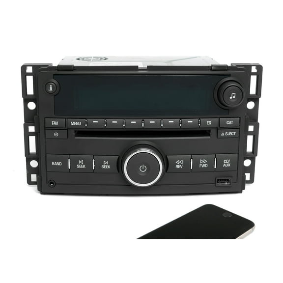 Restored Chevrolet HHR 2009 - 2011 AM FM USB Mp3 Stereo CD Player w/ BT Upgrade 20788673 UUI (Refurbished)
